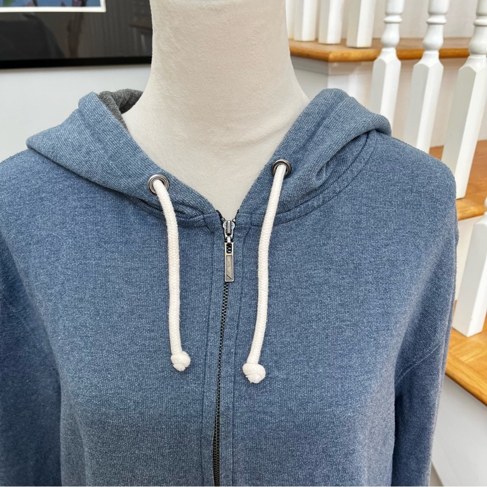 UNTUCKit Men’s XL Full Zip Hoodie Sweatshirt Blue - Picture 6 of 9